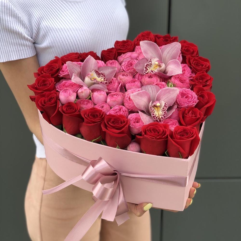 Сердце из роз 5